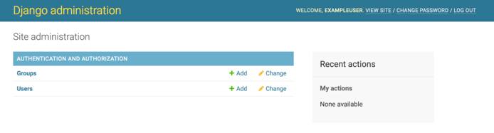 Django Admin Console Django Admin Console
