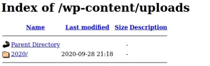 Example of Directory Browsing Example of Directory Browsing