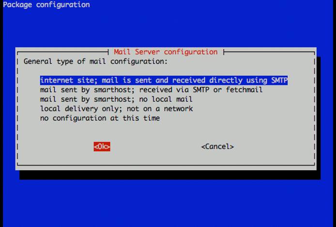 Exim general configuration on Ubuntu 9.10.