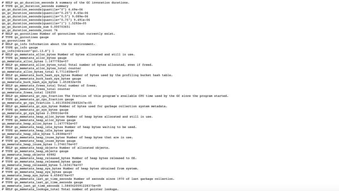 Verify that Prometheus is serving metrics by visiting the sample metrics page. Verify that Prometheus is serving metrics by visiting the sample metrics page.